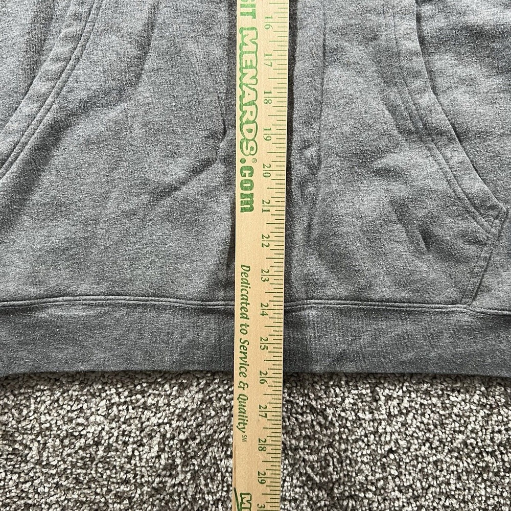 Vintage Wisconsin Badgers Sweater Mens Large Gray Faded NCAA Hoodie Streetwear - Picture 7 of 9